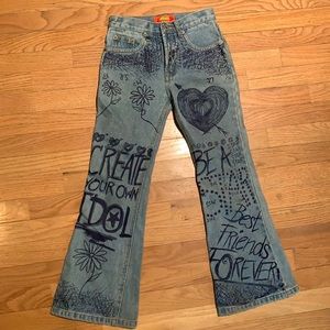 Vintage Squeeze Blue Jeans Sz 10 100% Cotton